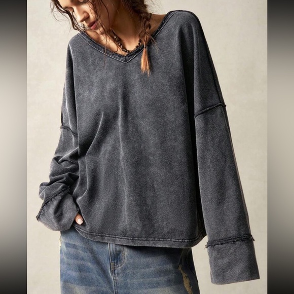 Boho cotton long sleeve blouse - Picture 8 of 8